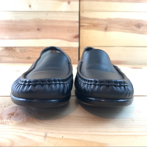 SAS Tripad Comfort Simplify black leather slip on - Picture 3 of 12